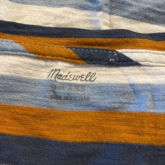 Madewell | Whisper Cotton Crewneck Tee in Marion Stripe | SIZE XXS - Picture 5 of 5